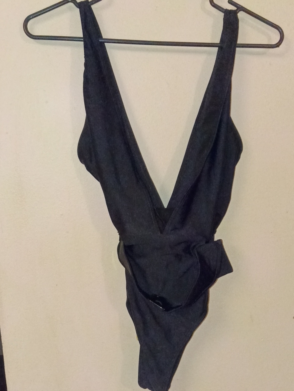 Black One-Piece Swimsuit Size Large
